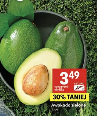 Awokado zielone promocja w Delikatesy Centrum