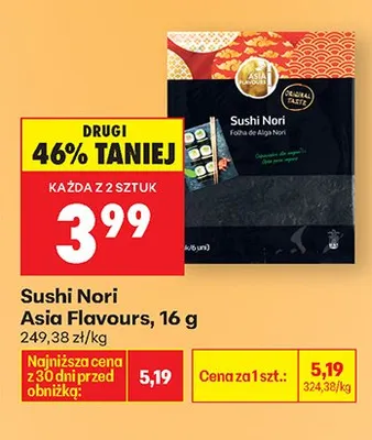 Sushi Nori Asia Flavours promocja w Biedronka