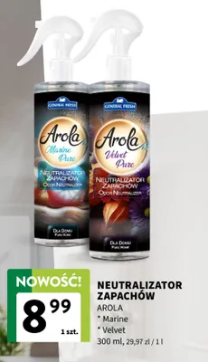 Neutralizator zapachów Arola Marine Pure promocja w Intermarche