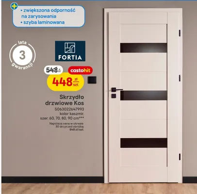Skrzydło drzwiowe Kos promocja w Castorama