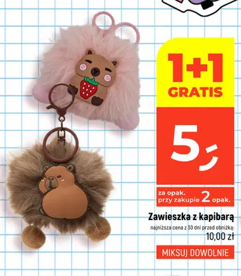 Zawieszka z kapibarą promocja w Dealz