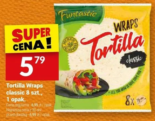 Tortilla Wraps classic Funtastic promocja w Twój Market