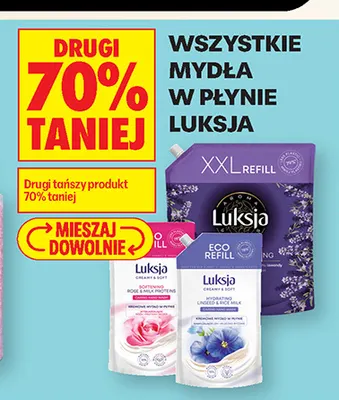 Mydła w płynie Luksja promocja w Biedronka