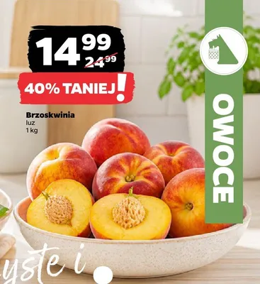 Brzoskwinia luz promocja w Netto