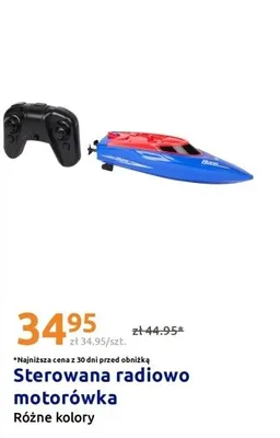 Sterowana radiowo motorówka promocja w Action