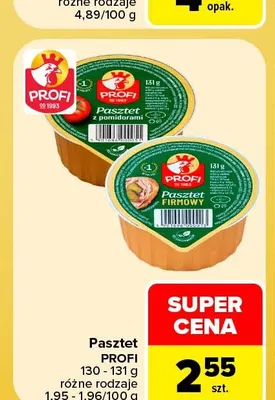 Pasztet firmowy Profi promocja w Carrefour
