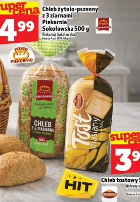 Chleb tostowy promocja w TOPAZ