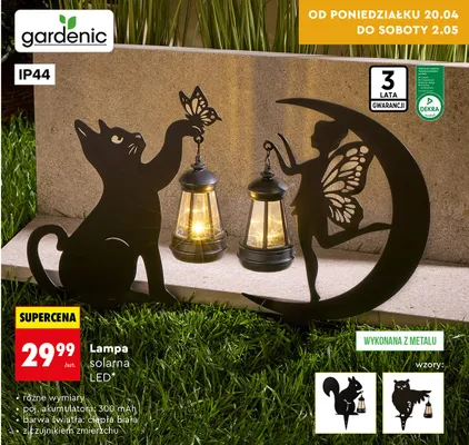 Lampa solarna LED promocja w Biedronka