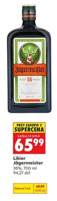 Likier Jägermeister promocja w Biedronka