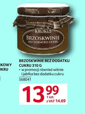 Wiśnie bez dodatku cukru Krokus promocja w Selgros