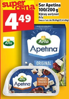Ser Apetina 100/200g promocja w TOPAZ