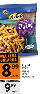 Frytki Aviko Zig Zag promocja w Intermarche
