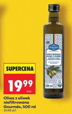 Oliwa z oliwek niefiltrowana promocja w Biedronka