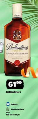 Whisky Ballantine's Finest promocja w Netto