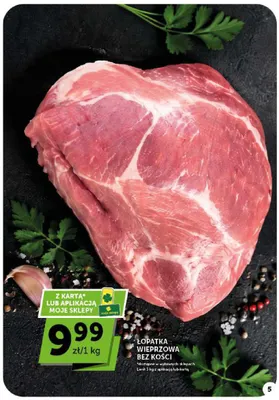 Łopatka wieprzowa bez kości promocja w Euro Sklep
