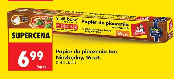 Papier do pieczenia promocja w Biedronka