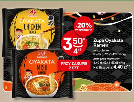 Zupa Oyakata Ramen Chicken promocja w Żabka