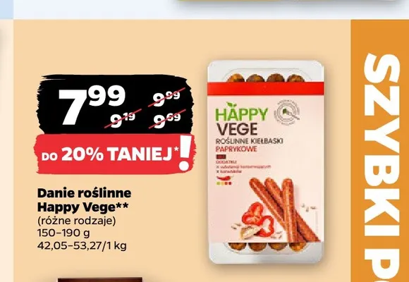 Danie roślinne Happy Vege promocja w Netto