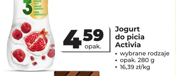 Jogurt do picia Activia promocja w Odido
