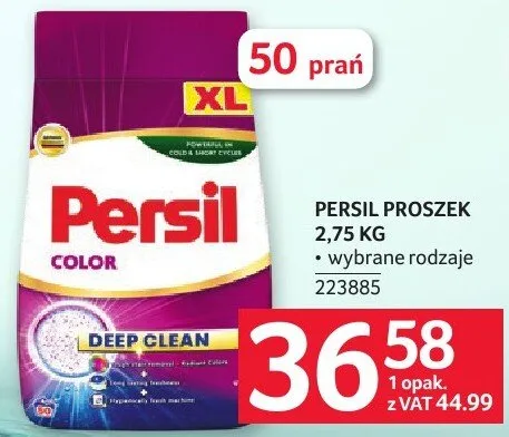 Proszek do prania Persil Color Deep Clean 2.75 KG promocja w Selgros