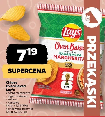 Chipsy Oven Baked Lay's solone promocja w Netto
