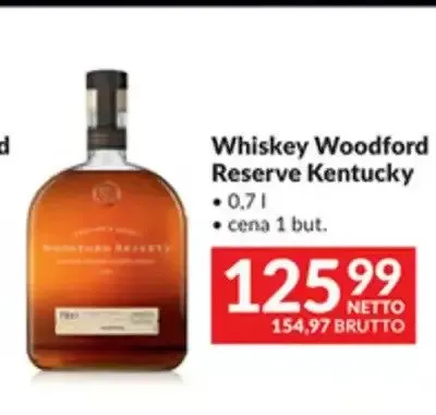 Whiskey Woodford Reserve Kentucky promocja w Makro