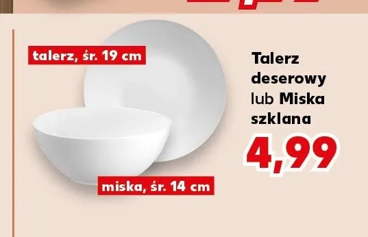Talerz deserowy promocja w Kaufland