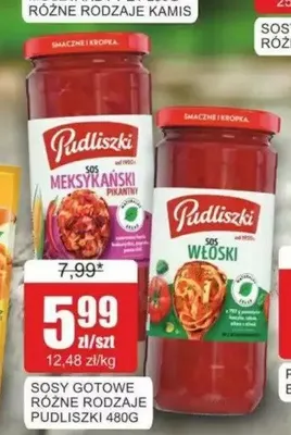 Sos gotowy Pudliszki promocja w Bingo