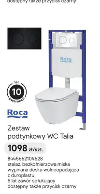 Zestaw podtynkowy WC Roca Talia promocja w Castorama