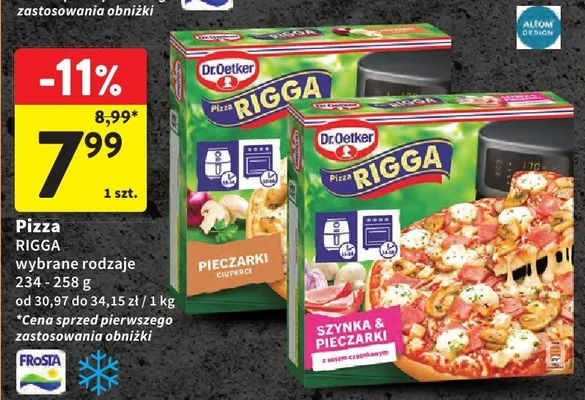 Pizza wybrane rodzaje promocja w Intermarche
