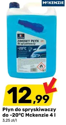 Płyn do spryskiwaczy do -20°C Mckenzie 4 l promocja w Bricomarche