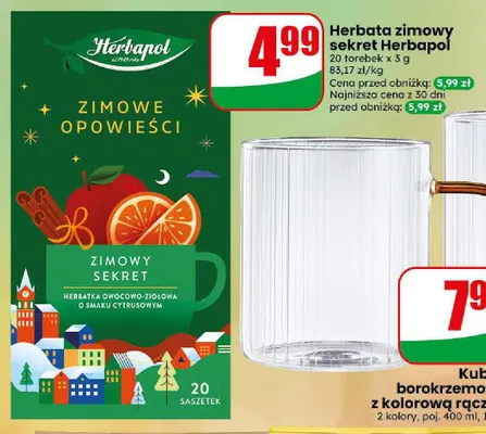 Herbata Zimowy Sekret Herbapol promocja w Dino