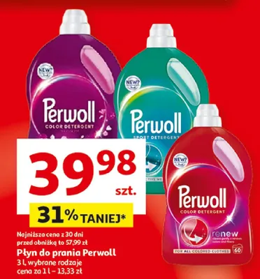 Płyn do prania Perwoll promocja w Auchan