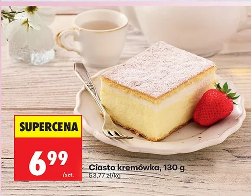 Ciasto kremówka promocja w Biedronka
