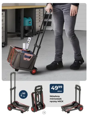 Składany miniwózek ręczny MICK promocja w PSB Mrówka