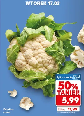 Kalafior promocja w Kaufland