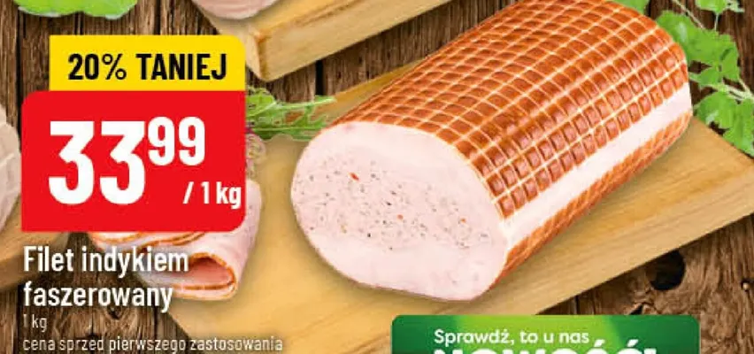 Filet indykiem faszerowany promocja w POLOmarket