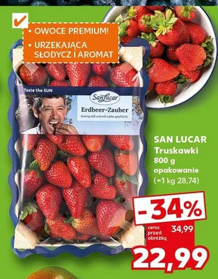Truskawki San Lucar promocja w Kaufland