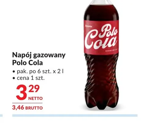 Napój gazowany Polo Cola promocja w Makro