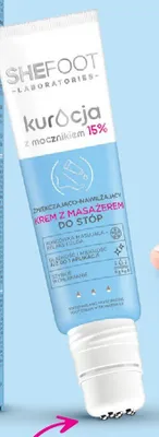 Krem zmiękczająco-nawilżający z masażerem do stóp promocja w Hebe