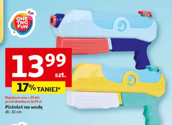 Pistolet na wodę promocja w Auchan