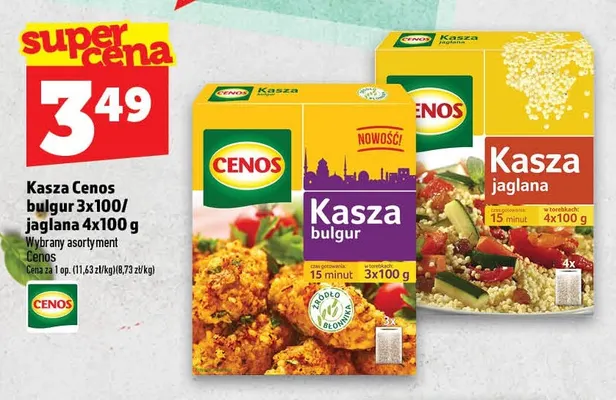 Kasza bulgur Cenos promocja w TOPAZ