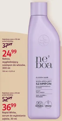 Wygładzający szampon do włosów Neboa Glossy Hair promocja w Rossmann