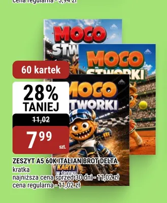 Zeszyt A5 60K Brot Delta promocja w bi1