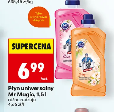 Płyn uniwersalny Mr Magic promocja w Biedronka