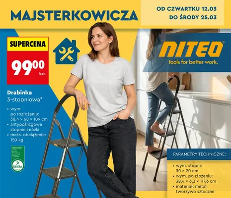 Drabinka 3-stopniowa promocja w Biedronka