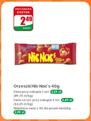 Orzeszki Nic Nac's Lorenz promocja w Dino