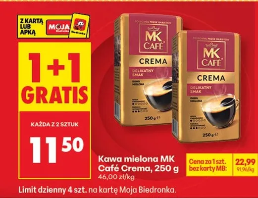 Kawa promocja w Biedronka