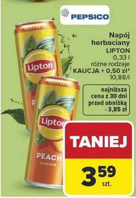 Napój herbaciany różne rodzaje promocja w Carrefour Market