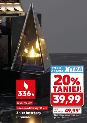 Znicz lustrzany Piramida promocja w Kaufland